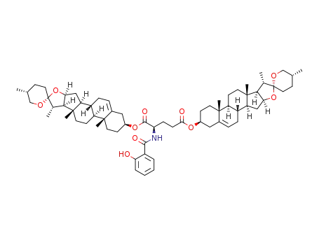 N-(2-hydroxybenzoyl)-D-glutamic acid 1,5-didiosgenyl ester