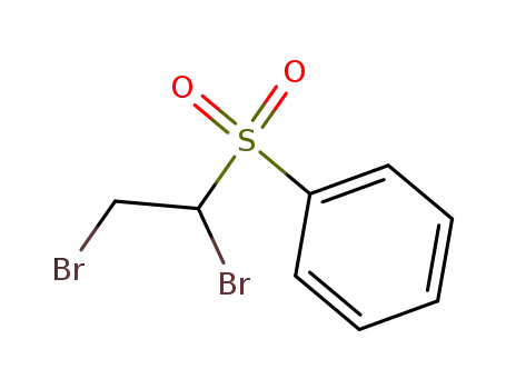 Molecular Structure of 65211-25-8 (Benzene, [(1,2-dibromoethyl)sulfonyl]-)