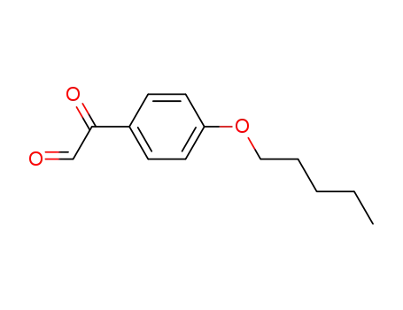 Molecular Structure of 14333-55-2 (Benzeneacetaldehyde, a-oxo-4-(pentyloxy)-)