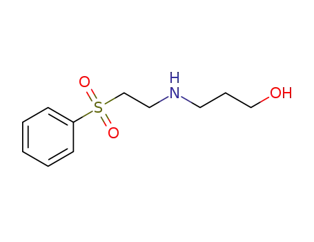 3-[(2-(phenylsulfonyl)ethyl)amino]propan-1-ol