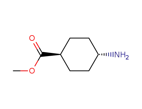 Molecular Structure of 62456-15-9 (trans-Methyl-4-aMinocyclohexanecarboxylate)