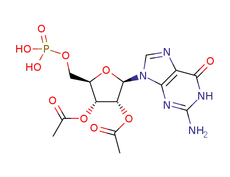 2′,3′-di-O-acetyl β-guanosine-5′-phosphate