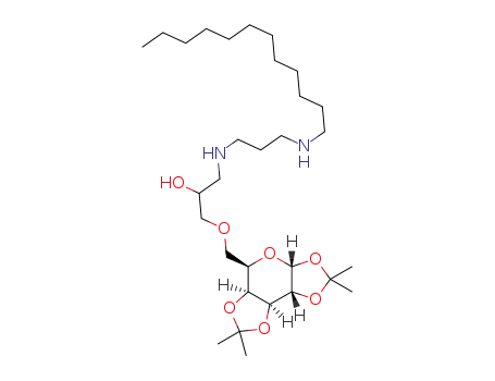 6-O-[(R,S)-N-(2-dodecylamino)(propylamino)propan-2-ol]-1,2:3,4-di-O-isopropylidene-α-D-galactopyranose