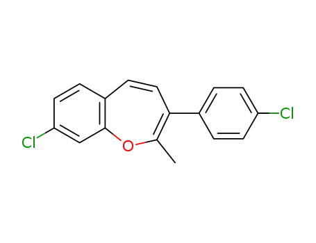 8-chloro-3-(4-chlorophenyl)-2-methylbenzo[b]oxepine