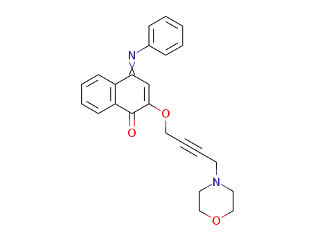 2-(4-morpholinobut-2-ynyloxy)-4-phenyliminonaphthalen-1(4H)-one