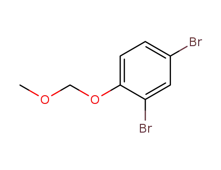 Molecular Structure of 21571-52-8 (Benzene, 2,4-dibromo-1-(methoxymethoxy)-)