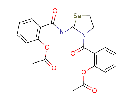 2-((3-(2-acetoxybenzoyl)-1,3-selenazolidin-2-ylidene)carbamoyl)phenyl acetate