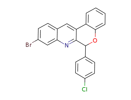 9-bromo-6-(4-chlorophenyl)-6H-chromeno[3,4-b]quinoline