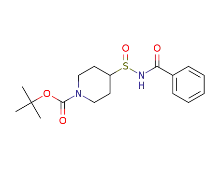 tert-butyl 4-(benzamidosulfinyl)piperidine-1-carboxylate