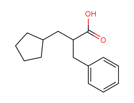 2-benzyl-3-cyclopentylpropanoic acid