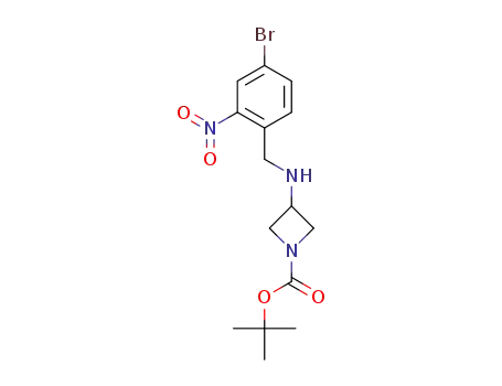 tert-butyl 3-((4-bromo-2-nitrobenzyl)amino)azetidine-1-carboxylate