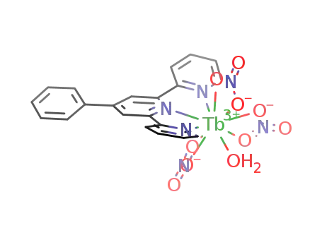 [Tb(nitrate)3(4′-phenyl-2,2′:6′,2″-terpyridine)(H2O)]