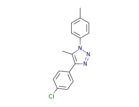 4-(4-chlorophenyl)-5-methyl-1-(p-tolyl)-1H-1,2,3-triazole