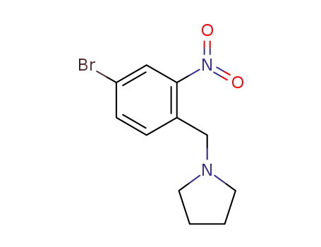 1-(4-bromo-2-nitrobenzyl)pyrrolidine