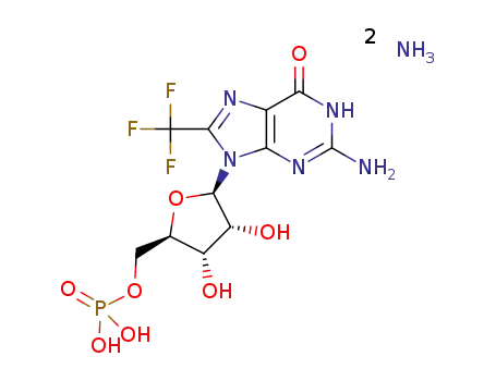 8-trifluoromethylguanosine 5′-monophosphate ammonium salt