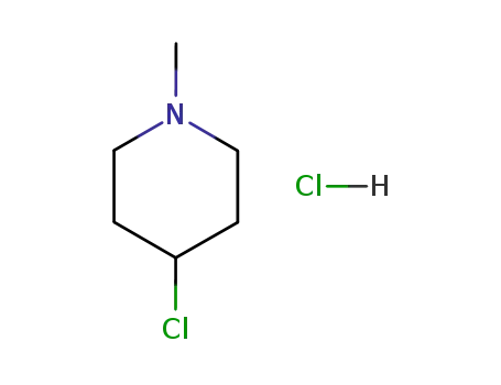 Molecular Structure of 5382-23-0 (4-Chloro-1-methylpiperidine hydrochloride)