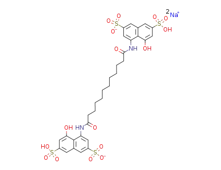 4,4'-<1,10-decanediylbis(carbonylamino)>bis(5-hydroxy-2,7-naphthalenedisulfonic acid) disodium salt