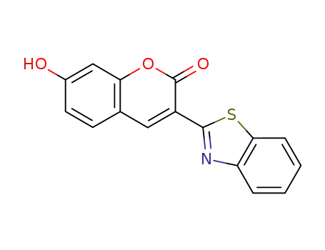 Molecular Structure of 58851-99-3 (3-(2-BENZOTHIAZOLYL)UMBELLIFERONE  FOR)