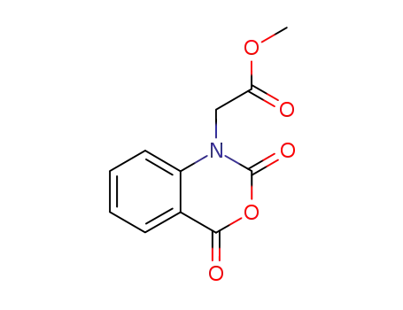 Molecular Structure of 96222-36-5 (methyl (2,4-dioxo-2H-3,1-benzoxazin-1(4H)-yl)acetate)