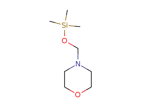 Molecular Structure of 85413-82-7 (Morpholine, 4-[[(trimethylsilyl)oxy]methyl]-)