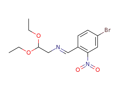 (4-bromo-2-nitrobenzalamino)acetaldehyde diethyl acetal