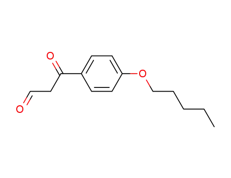 3-Oxo-3-(4-pentyloxy-phenyl)-propionaldehyde