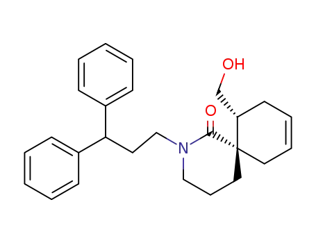 (6RS, 7RS)-N-(3',3'-diphenylpropyl)-7-hydroxymeth4l-2-azaspiro<5.5>undec-9-enone