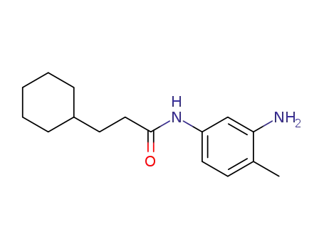 Cyclohexanepropanamide, N-(3-amino-4-methylphenyl)-