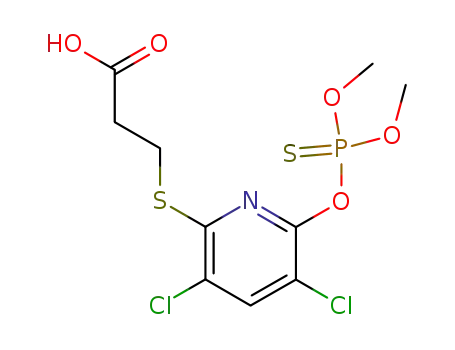 3-[3,5-Dichloro-6-(dimethoxy-thiophosphoryloxy)-pyridin-2-ylsulfanyl]-propionic acid