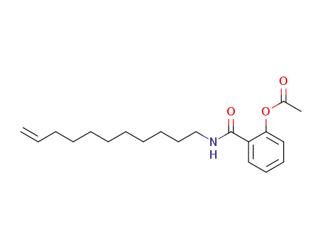 Molecular Structure of 183991-82-4 (Benzamide, 2-(acetyloxy)-N-10-undecenyl-)