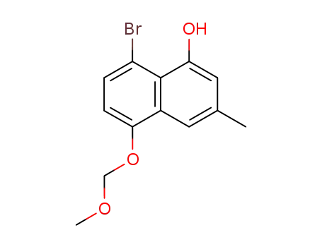 8-bromo-5-(methoxymethoxy)-3-methyl-1-naphthalenol