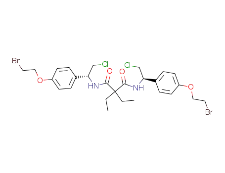 N1,N3-bis{(R)-1-[4-(2-bromoethoxy)phenyl]-2-chloroethyl}-2,2-dithylmalonamide