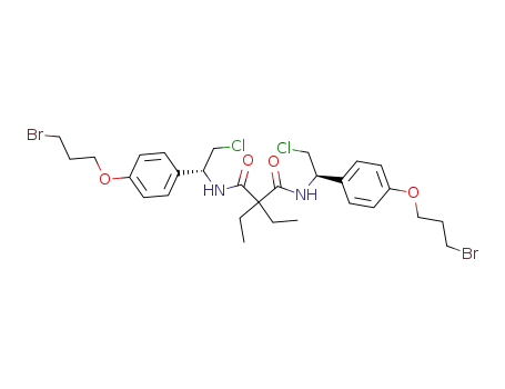 N1,N3-bis{(R)-1-[4-(3-bromopropoxy)phenyl]-2-chloroethyl}-2,2-dithylmalonamide