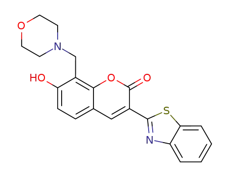 3-benzothiazol-2-yl-7-hydroxy-8-morpholin-4-ylmethyl-chromen-2-one