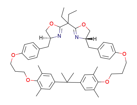 (14S,34S)-2,2-diethyl-112,116,12,12,133,135-hexamethyl-14,15,34,35-tetrahydro-6,10,14,18-tetraoxa-1,3(2,4)-bis(1,3-oxazola)-5,11,13,19(1,4)-tetrabenzenacycloicosaphane