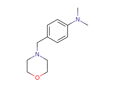 Molecular Structure of 16158-90-0 (Benzenamine, N,N-dimethyl-4-(4-morpholinylmethyl)-)