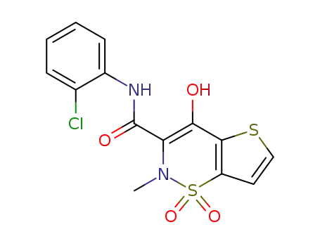 N-(2-chlorophenyl)-4-hydroxy-2-methyl-2H-thieno[2,3-e][1,2]thiazine-3-carboxamide 1,1-dioxide