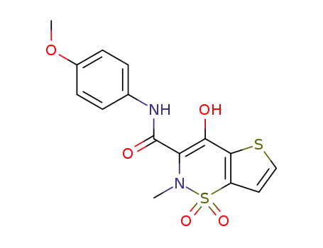 4-hydroxy-N-(4-methoxyphenyl)-2-methyl-2H-thieno[2,3-e][1,2]thiazine-3-carboxamide 1,1-dioxide