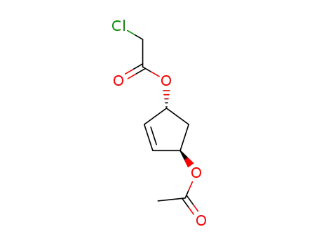 (1R,4R)-4-acetoxycyclopent-2-en-1-yl chloroacetate