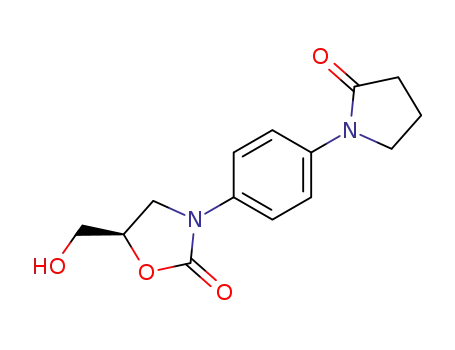 (5R)-5-(hydroxymethyl)-3-[4-(2-oxopyrrolidin-1-yl)phenyl]-1,3-oxazolidin-2-one