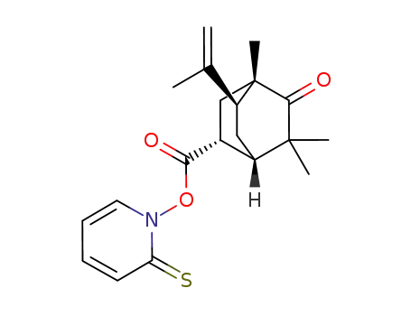 (1S,2R,4S,8S)-8-Isopropenyl-4,6,6-trimethyl-5-oxo-bicyclo[2.2.2]octane-2-carboxylic acid 2-thioxo-2H-pyridin-1-yl ester