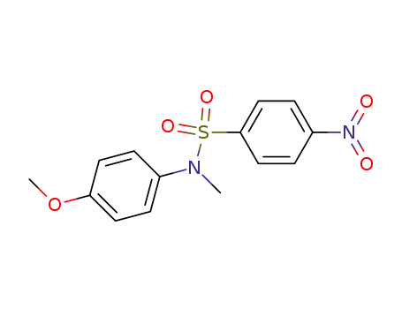 Molecular Structure of 900537-28-2 (Benzenesulfonamide, N-(4-methoxyphenyl)-N-methyl-4-nitro-)