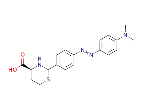(S)-2-[4-(4-Dimethylamino-phenylazo)-phenyl]-[1,3]thiazinane-4-carboxylic acid
