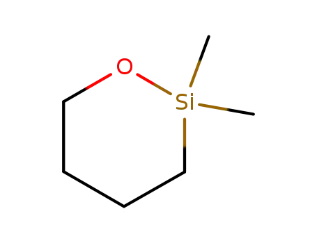 1-Oxa-2-silacyclohexane, 2,2-dimethyl-