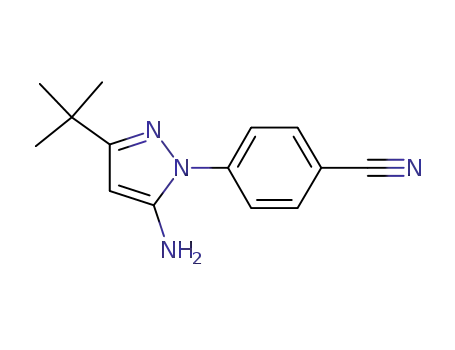 Benzonitrile, 4-[5-amino-3-(1,1-dimethylethyl)-1H-pyrazol-1-yl]-