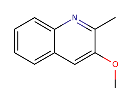 Molecular Structure of 84689-36-1 (3-Methoxy-2-methylquinoline)
