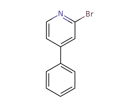 Molecular Structure of 54151-74-5 (2-BROMO-4-PHENYLPYRIDINE)