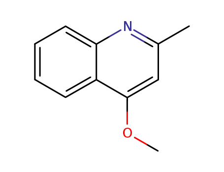 Molecular Structure of 31835-53-7 (4-METHOXY-2-METHYLQUINOLINE)