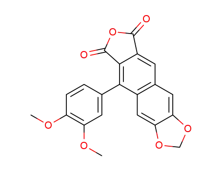 1-(3',4'-dimethoxyphenyl)-6,7-methylenedioxynaphthalene-2,3-dicarboxylic anhydride