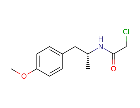 R(-)-chloro-N-[2-(4-methoxyphenyl)-1-methylethyl]acetamide